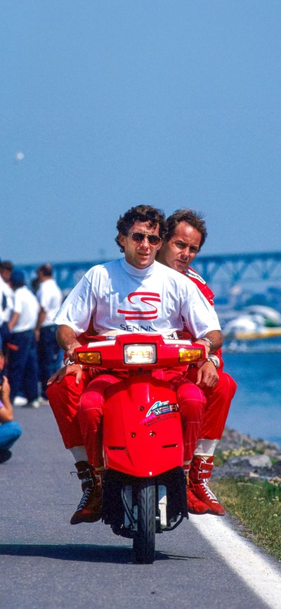 1992 Canadian GP - Ayrton Senna & Gerhard Berger